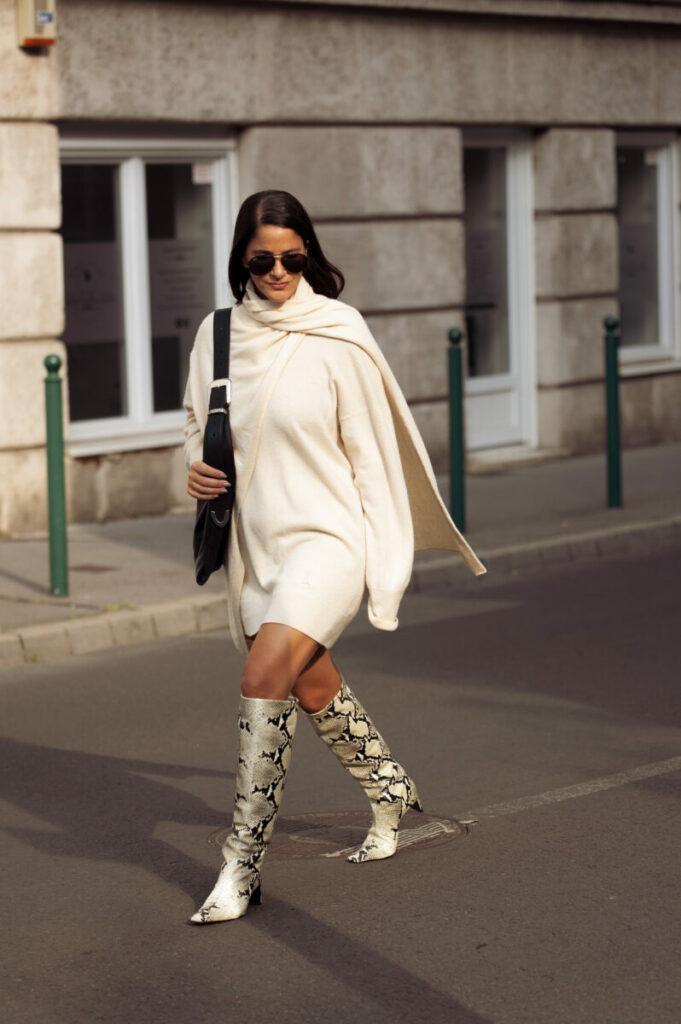 най-модерните дамски ботуши със змийски мотив